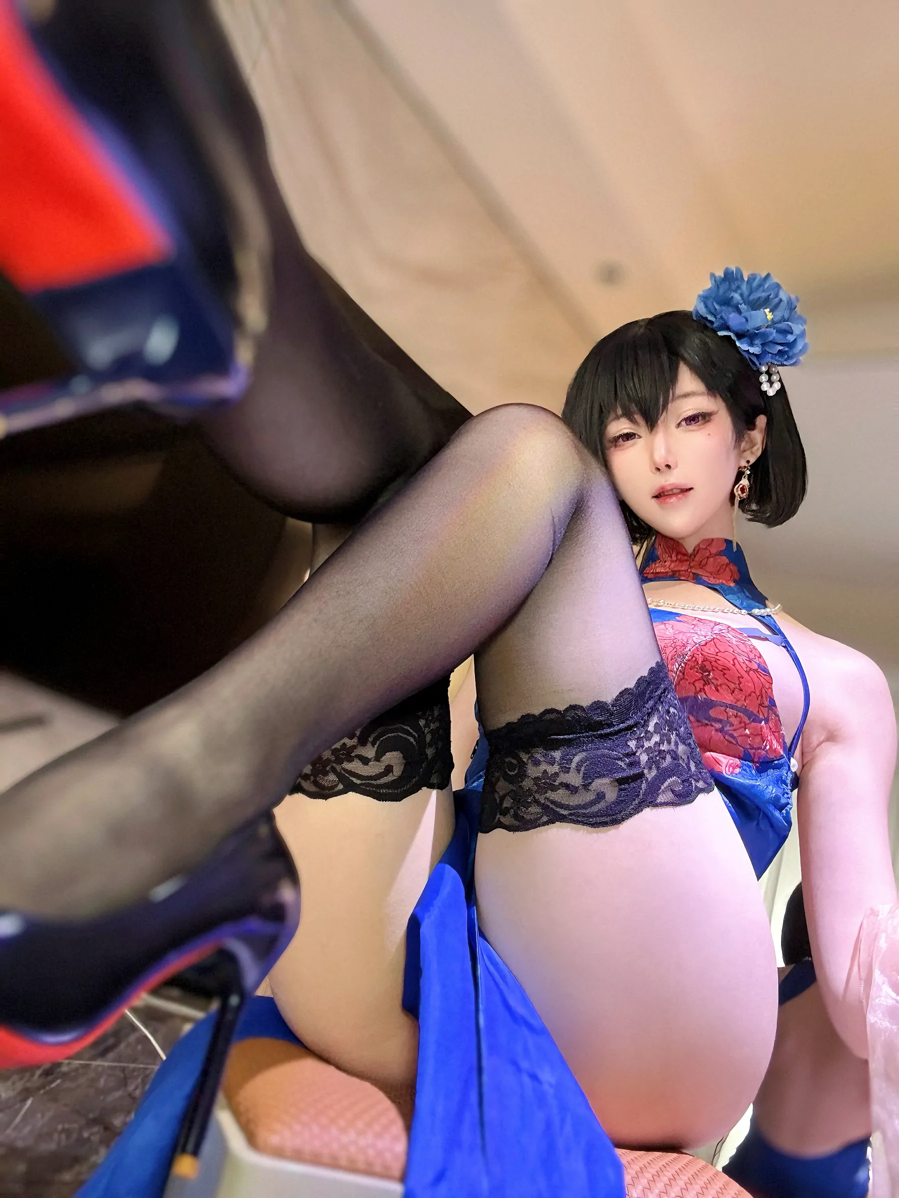 一小央泽-碧蓝航线-建武旗袍